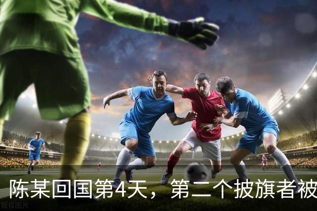 陈某回国第4天，第二个披旗者被揪了出来，现形后想销号跑路
